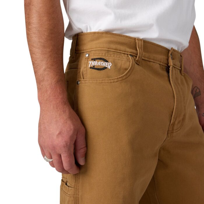 DICKIES X THRASHER PANT BROWN DUCK - Image 4