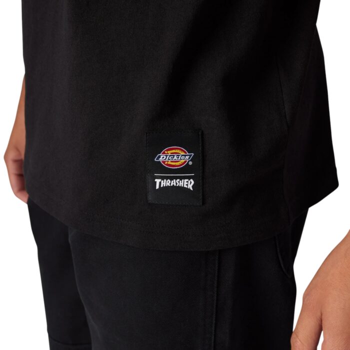 DICKIES X THRASHER T-SHIRT BLACK - Image 4
