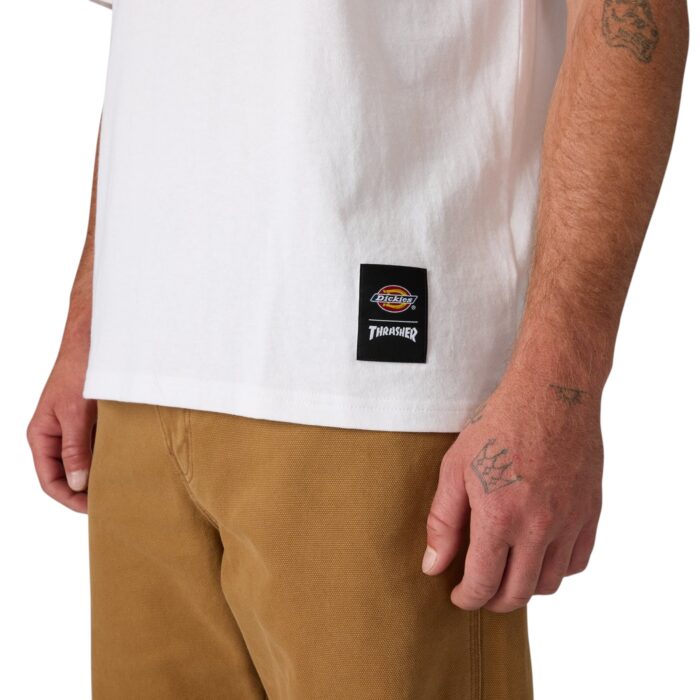 DICKIES X THRASHER T-SHIRT WHITE - Image 5
