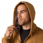 DICKIES X THRASHER ZIP HOODIE BROWN DUCK - Image 5