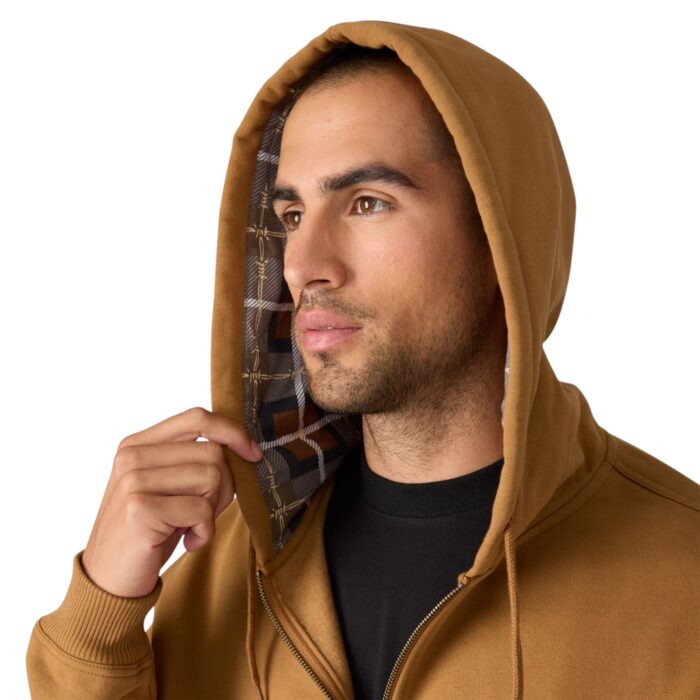 DICKIES X THRASHER ZIP HOODIE BROWN DUCK - Image 5