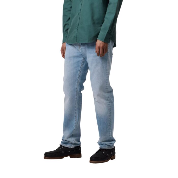 CARHARTT WIP KLONDIKE PANT BLUE LIGHT USED WASH - Image 3