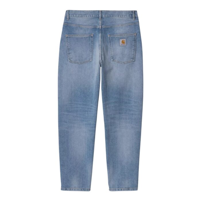 CARHARTT WIP NEWEL PANT BLUE LIGHT USED WASH - Image 6