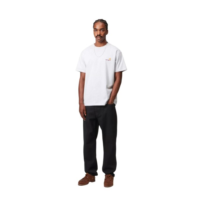 CARHARTT WIP NEWEL PANT BLACK ONE WASH - Image 4