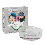 RIPNDIP X CHEECH AND CHONG I LOVE ASHTRAY CLEAR