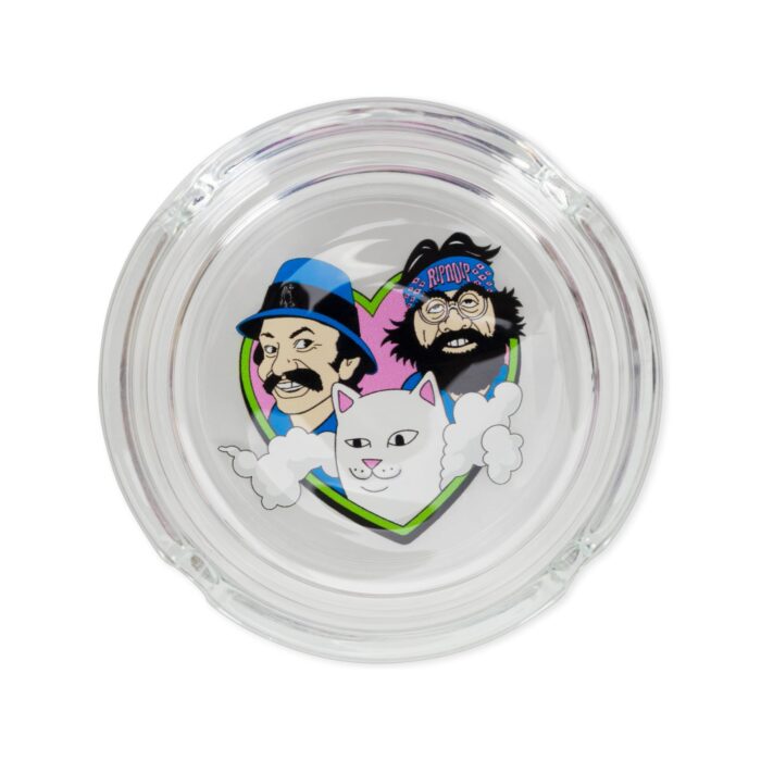 RIPNDIP X CHEECH AND CHONG I LOVE ASHTRAY CLEAR - Εικόνα 3