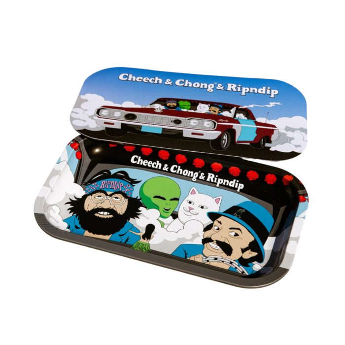 RIPNDIP X CHEECH AND CHONG RIDERS ROLLING TRAY MULTI - Image 3