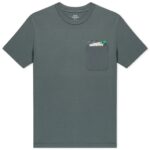 RIPNDIP X CHEECH AND CHONG ROLL ME UP POCKET T-SHIRT CHARCOAL