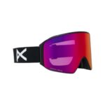 ANON M4 CYLINDRICAL MFI SNOW GOGGLES BLACK PERCEIVE SUNNY RED BONUS LENS PERCEIVE CLOUDY BURST