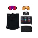 ANON M4 CYLINDRICAL MFI SNOW GOGGLES BLACK PERCEIVE SUNNY RED BONUS LENS PERCEIVE CLOUDY BURST - Image 6