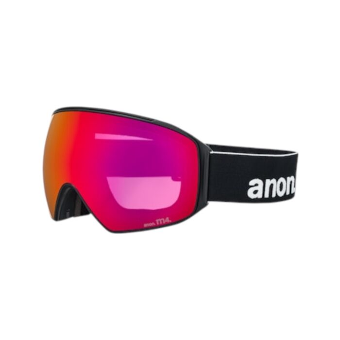 ANON M4 TORIC MFI SNOW GOGGLES BLACK PERCEIVE SUNNY RED BONUS LENS PERCEIVE CLOUDY BURST - Image 3