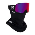 ANON M5 FLAT TORIC MFI SNOW GOGGLES BLACK PERCEIVE SUNNY RED BONUS LENS CLOUDY BURST - Image 5