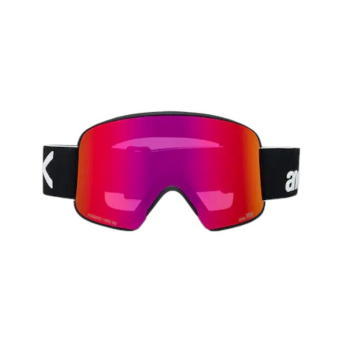 ANON M6 CYLINDRICAL MFI SNOW GOGGLES BLACK PERCEIVE SUNNY RED BONUS LENS PERCEIVE CLOUDY BURST - Εικόνα 2