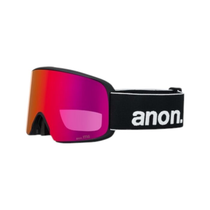 ANON M6 CYLINDRICAL MFI SNOW GOGGLES BLACK PERCEIVE SUNNY RED BONUS LENS PERCEIVE CLOUDY BURST - Εικόνα 3
