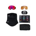 ANON M6 CYLINDRICAL MFI SNOW GOGGLES BLACK PERCEIVE SUNNY RED BONUS LENS PERCEIVE CLOUDY BURST - Εικόνα 5