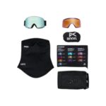ANON M6 CYLINDRICAL MFI SNOW GOGGLES BLACK PERCEIVE VARIABLE BLUE BONUS LENS PERCEIVE CLOUDY PINK - Εικόνα 6