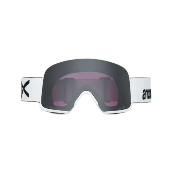 ANON M6 CYLINDRICAL MFI SNOW GOGGLES WHITE PERCEIVE SUNNY ONYX BONUS LENS PERCEIVE VARIABLE VIOLET - Image 2