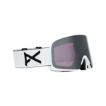 ANON M6 CYLINDRICAL MFI SNOW GOGGLES WHITE PERCEIVE SUNNY ONYX BONUS LENS PERCEIVE VARIABLE VIOLET