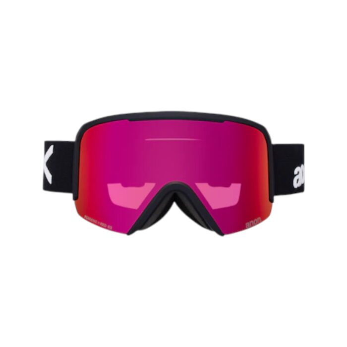 ANON NESA MFI SNOW GOGGLES BLACK PERCEIVE SUNNY RED BONUS LENS PERCEIVE CLOUDY BURST - Εικόνα 2