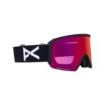 ANON NESA MFI SNOW GOGGLES BLACK PERCEIVE SUNNY RED BONUS LENS PERCEIVE CLOUDY BURST