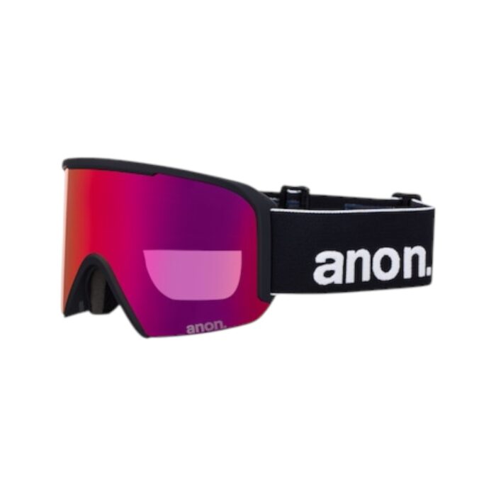 ANON NESA MFI SNOW GOGGLES BLACK PERCEIVE SUNNY RED BONUS LENS PERCEIVE CLOUDY BURST - Εικόνα 3