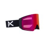 ANON SYNC MFI SNOW GOGGLES BLACK PERCEIVE SUNNY RED BONUS LENS PERCEIVE CLOUDY BURST