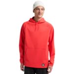 BURTON CROWN WEATHERPROOF FLEECE HOODIE FIESTA RED
