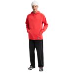 BURTON CROWN WEATHERPROOF FLEECE HOODIE FIESTA RED - Image 4