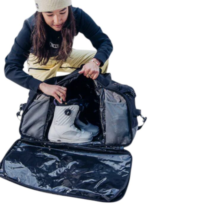 BURTON FLIGHT ATTENDANT 90L DUFFEL BAG TRUE BLACK - Image 3