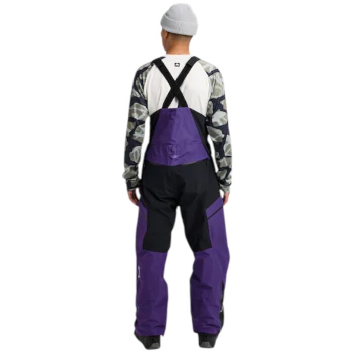 BURTON RESERVE GORE-TEX 2L BIB SNOWBOARD PANT PRISM VIOLET TRUE BLACK - Image 2
