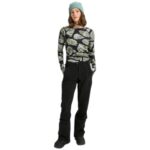 BURTON W RESERVE 2L STRETCH SNOWBOARD PANT TRUE BLACK - Image 6