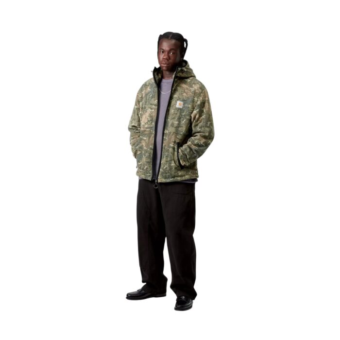 CARHARTT WIP BLEVIN LINER CAMO COMBI GREEN - Image 6