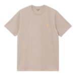 CARHARTT WIP CHASE T-SHIRT FLEUR DE SEL GOLD