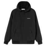 CARHARTT WIP HOODED SAIL JACKET BLACK WHITE