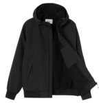 CARHARTT WIP HOODED SAIL JACKET BLACK WHITE - Image 3