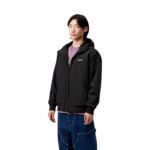 CARHARTT WIP HOODED SAIL JACKET BLACK WHITE - Image 4