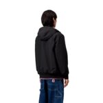 CARHARTT WIP HOODED SAIL JACKET BLACK WHITE - Image 5