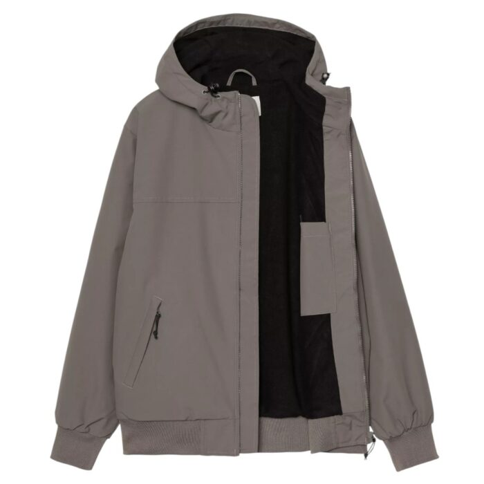 CARHARTT WIP HOODED SAIL JACKET PORPHYRY BLACK - Image 3