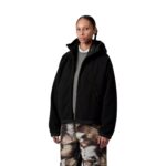 CARHARTT WIP W HELIX FLEECE JACKET BLACK PORPHYRY - Image 3