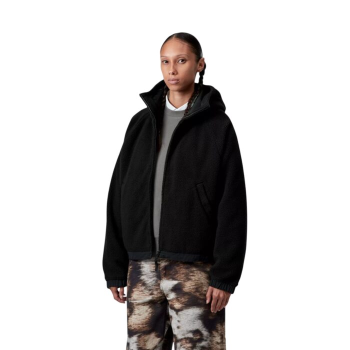 CARHARTT WIP W HELIX FLEECE JACKET BLACK PORPHYRY - Image 3