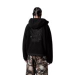 CARHARTT WIP W HELIX FLEECE JACKET BLACK PORPHYRY - Image 4