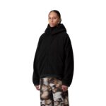 CARHARTT WIP W HELIX FLEECE JACKET BLACK PORPHYRY - Image 5