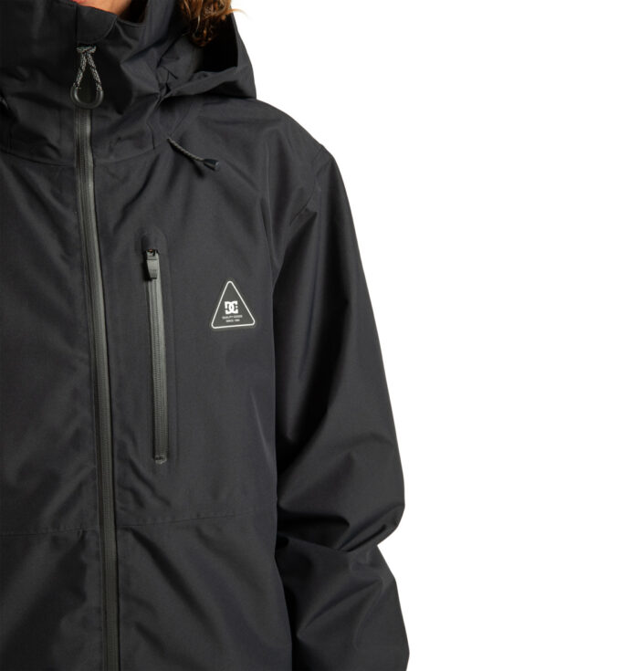DC BASIS 30K SNOW JACKET BLACK - Image 3