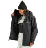 DC BASIS 30K SNOW JACKET BLACK - Image 5