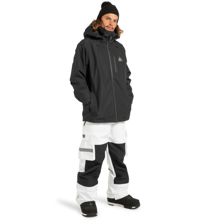 DC BASIS 30K SNOW JACKET BLACK - Image 8