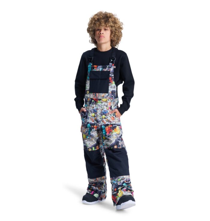 DC BOYS ROADBLOCK BIB SNOW PANT OUTER WORLD - Image 3