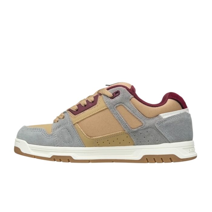 DC STAG SHOES TAN GREY DK RED - Image 2