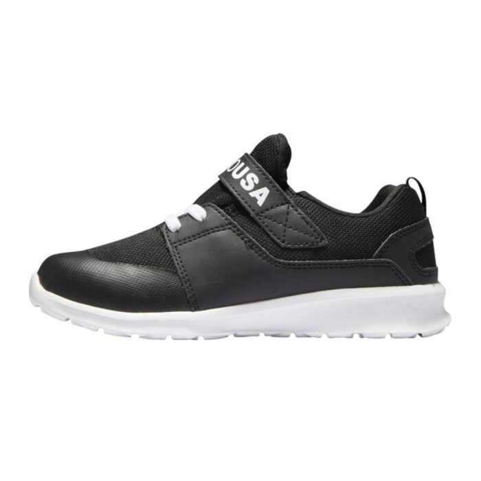 DC YOUTH HEATHROW PRESTIGE EV SHOES BLACK WHITE - Image 3