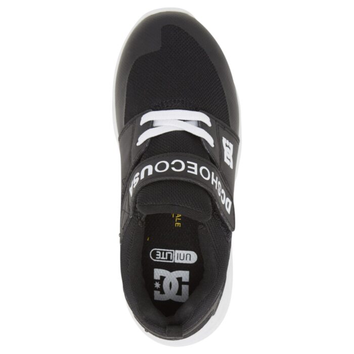 DC YOUTH HEATHROW PRESTIGE EV SHOES BLACK WHITE - Image 4