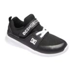 DC YOUTH HEATHROW PRESTIGE EV SHOES BLACK WHITE - Image 2